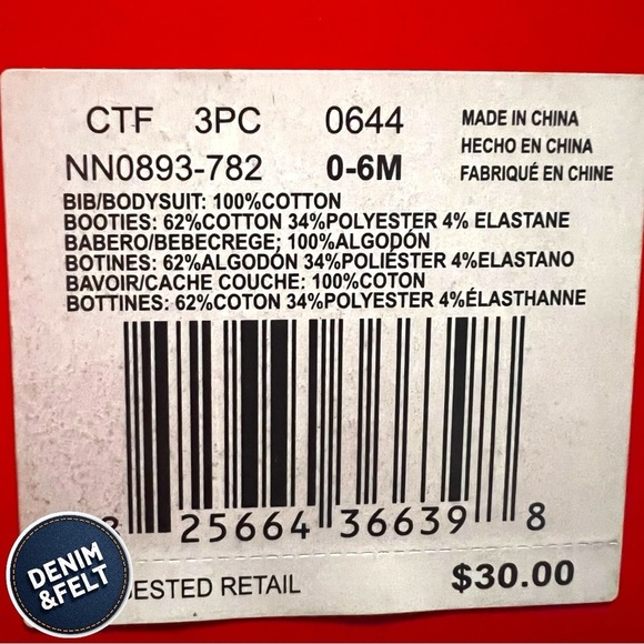 COPY - Nike Baby Girl Colorful Spot On Cheetah Bodysuit, Bib & Bootie 3 Piece S… - Picture 13 of 13